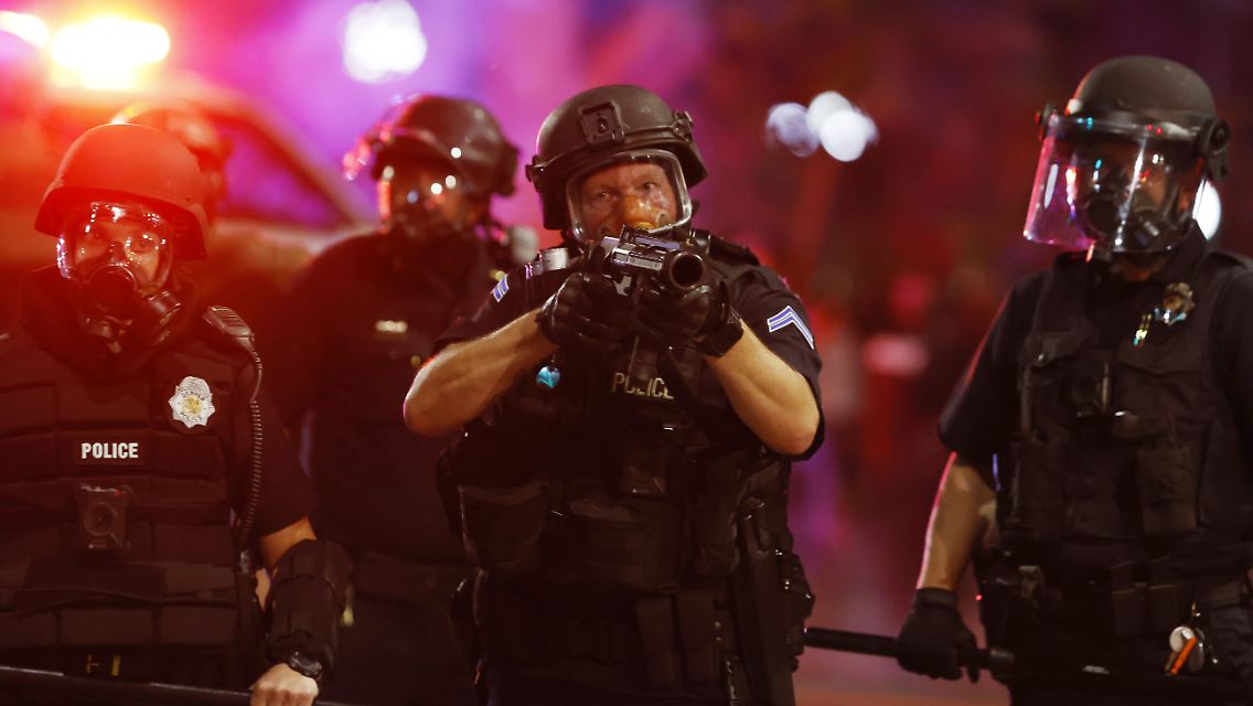 Auch in Denver kam es zu Protesten - die Polizei meldete zunächst keine Verletzten.