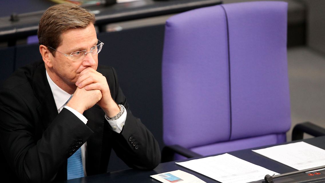 Im Mittelpunkt der Personaldebatte: FDP-Parteichef Westerwelle.