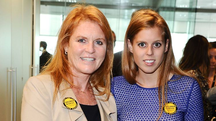 Sarah Ferguson und ihre Tochter Beatrice.