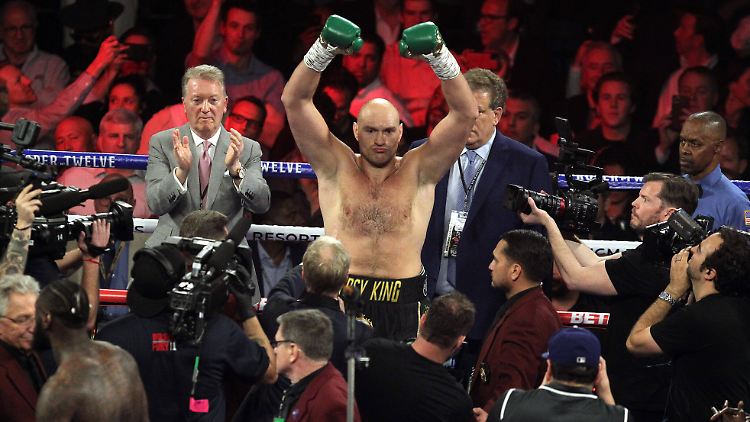 Tyson Fury muss das Pint-Trinken offenbar schnell wieder einstellen.