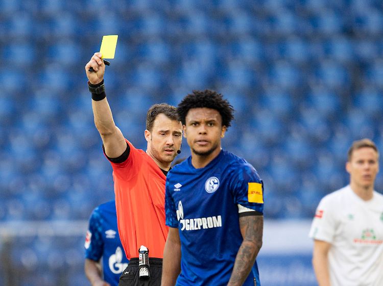 Weston McKennie stand am Wochenende kurz vor einem Platzverweis.