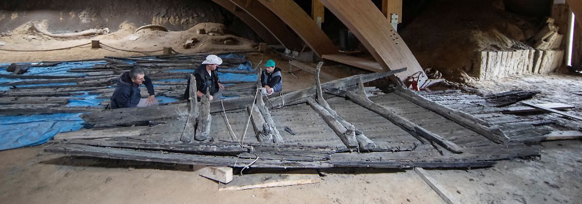 Der spektakuläre Fund erlaubt Rückschlüsse auf das beachtliche handwerkliche Niveau der römischen Schiffbauer.