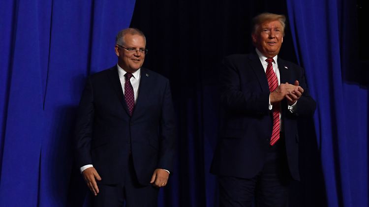 Australiens Premier Morrison und US-Präsident Trump können sich gut über China verständigen. 