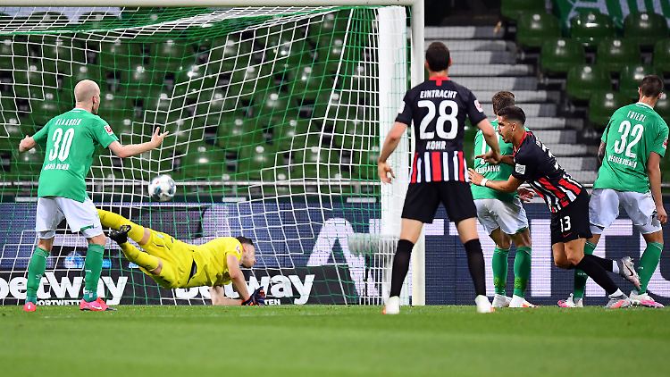 Silva brachte Frankfurt in Führung.