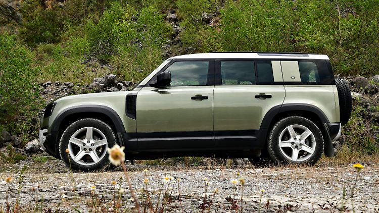 Proportionen und Silhouette des neuen Land Rover Defender entsprechen denen des alten.