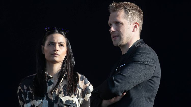 Wurden ungewohnt ernst: Oliver und Amira Pocher.