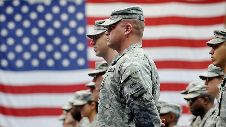 US-Soldaten auf der Basis in Wiesbaden-Erbenheim