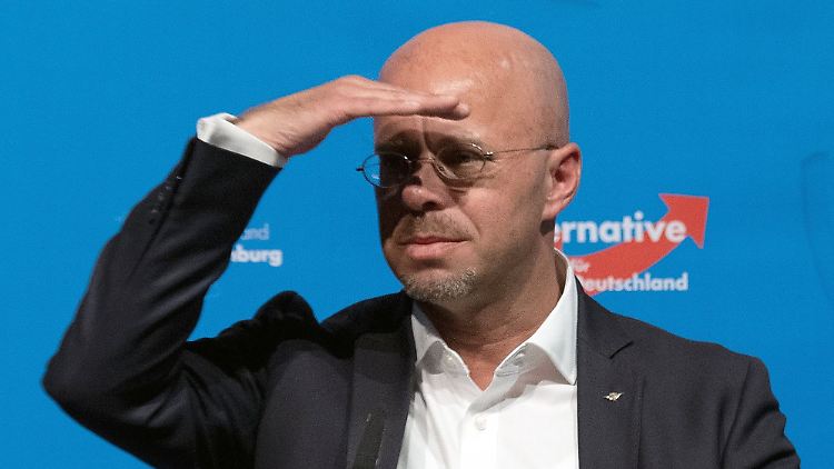 Andreas Kalbitz, als er noch Landesvorsitzender der AfD in Brandenburg war.