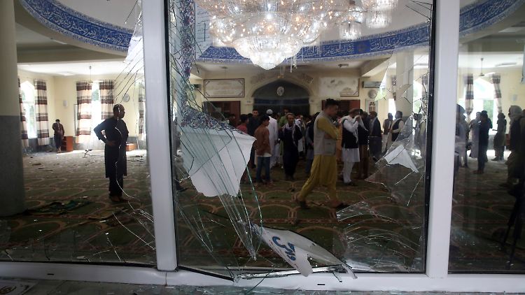 Ein Ende der Anschläge ist nicht in Sicht: Erst am Freitag explodierte wieder eine Bombe in einer Moschee in Kabul.