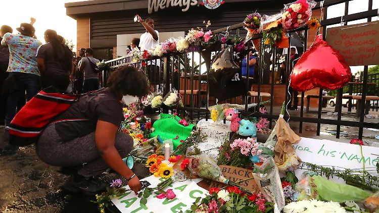 Vor der Fastfood-Kette Wendy wurde der Afroamerikaner Rayshard Brooks erschossen.