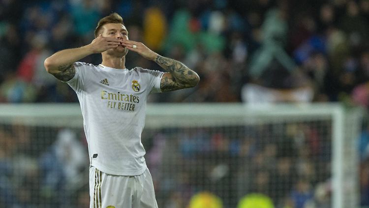 Ein Tor zum Küssen war Toni Kroos gegen Eibar gelungen (Hinweis: Foto aus der Vor-Coronazeit).