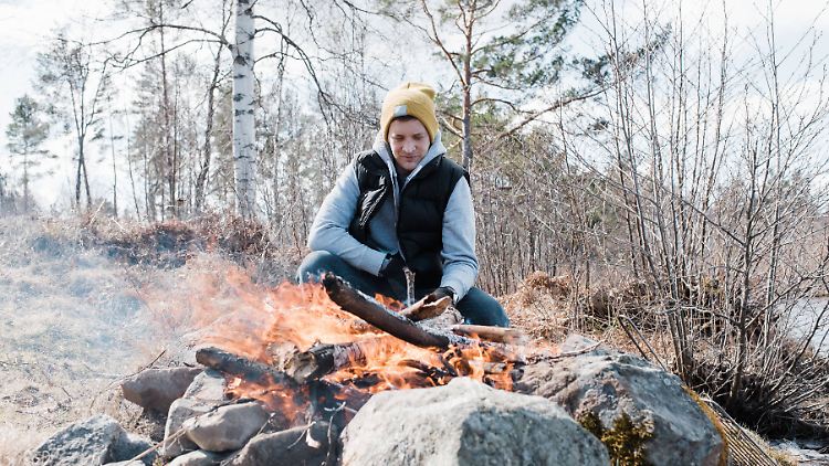 In Südschweden kann es auch im Sommer nachts draußen richtig kühl sein.