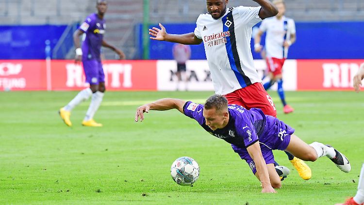 Gestrauchelt hat der im Volksparkstadion eher der HSV - Osnabrück entführt einen Punkt aus der Hansestadt.