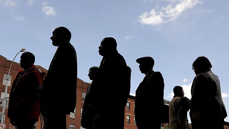 "Jobless people": Die Arbeitslosigkeit in den USA hat in den vergangenen Wochen deutlich zugenommen.