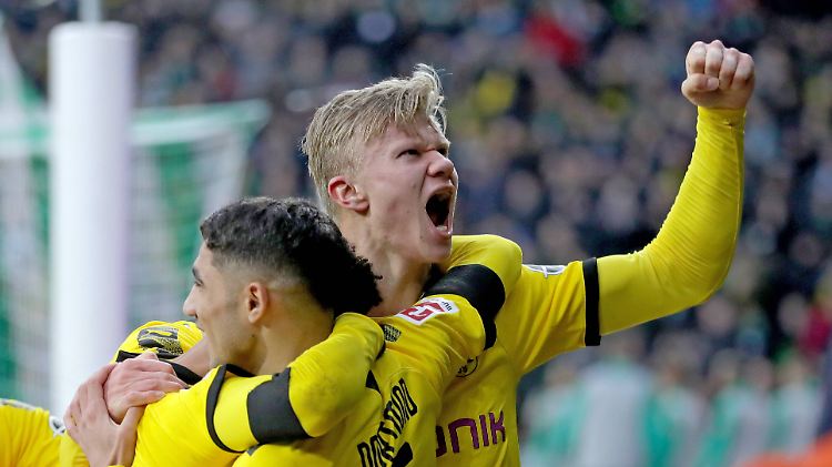 Erling Haaland könnte die Saison des BVB heute Abend historisch machen.