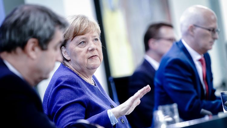 Kanzlerin Merkel empfängt die Regierungschefs der Bundesländer im Laufe des Tages.