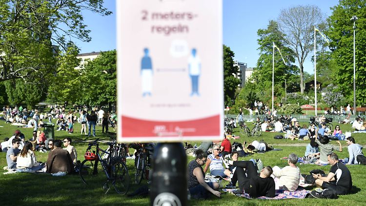 In Schweden sind die Einschränkungen im europäischen Vergleich eher milde.