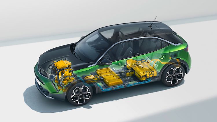 Die Plattform, auf der der Opel Mokka steht, lässt sowohl einen E-Antrieb als auch herkömmliche Motoren zu.