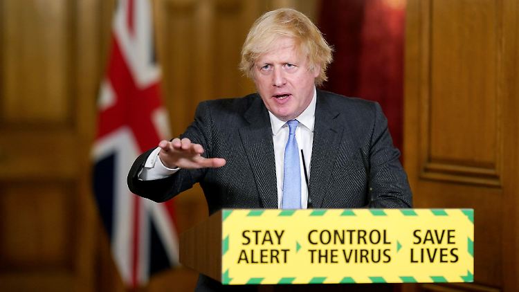 "Kontakt im Pub auf ein Minimum begrenzen": Der britische Premier Johnson stellt umstrittene und ersehnte Lockerungen vor.