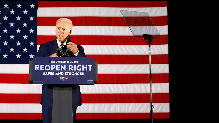 Biden findet in den entscheidenden Wählergruppen wie den Schwarzen und Latinos großen Zuspruch.