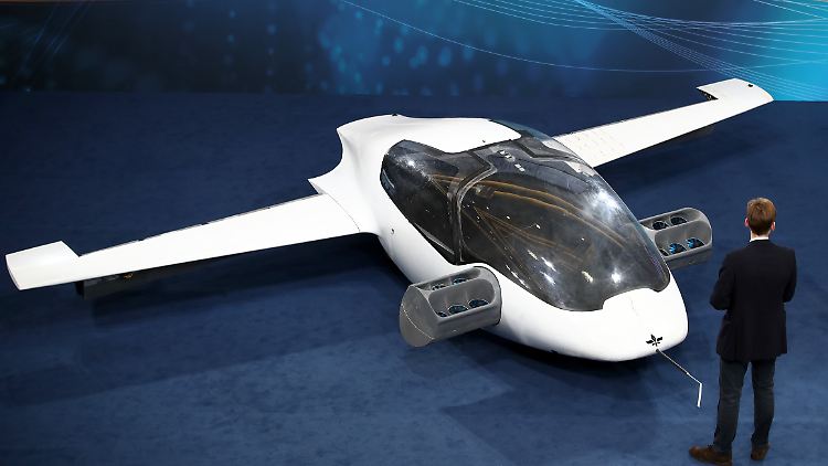 Das Flugtaxi des deutschen Herstellers Lilium.