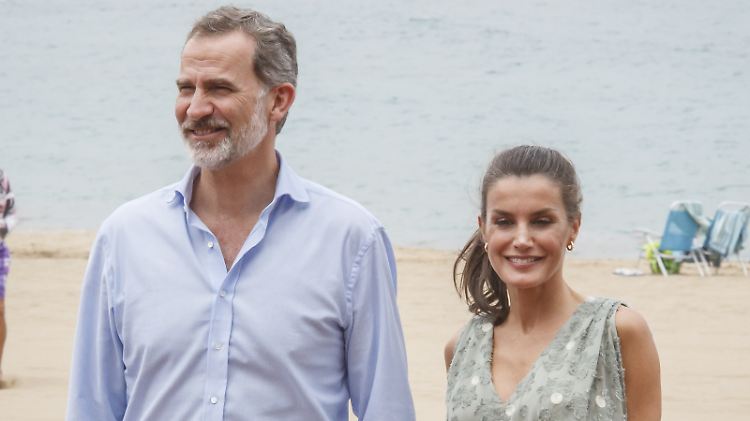 Gestern war das Königspaar noch auf Gran Canaria, morgen geht's nach Mallorca.