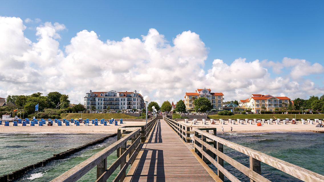 Seebrücke im Ostseebad Kühlungsborn.
