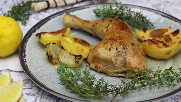Zitronenhähnchen: leicht, lecker, bekömmlich.