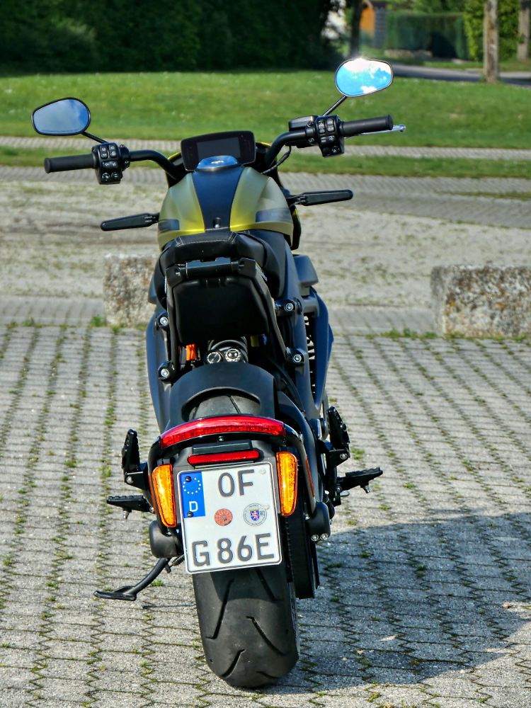 Der Herzschlag der Livewire soll sich über die Sitzbank auf den Fahrer übertragen.