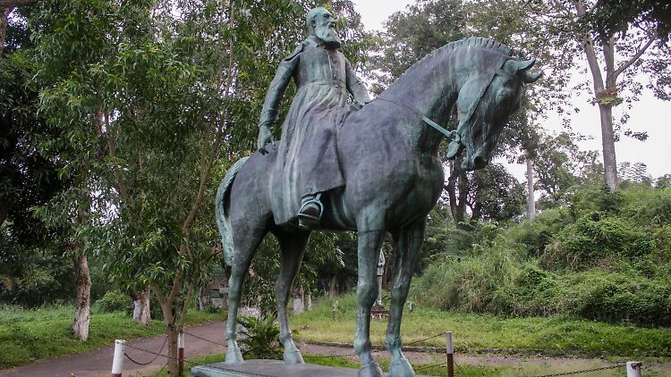 König Leopold II. begründete die Kolonie Kongo-Freistaat, aus der später Belgisch-Kongo hervorging.