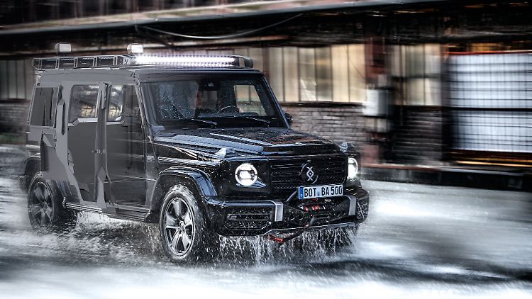 Die gepanzerte G-Klasse von Invicto soll Brabus-Kunden mit erhöhtem Sicherheitsbedarf zufriedenstellen.