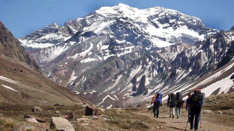 In luftigen Höhen wie auf dem Cerro Aconcagua in Argentinien scheint das Coronavirus es schwerer zu haben.