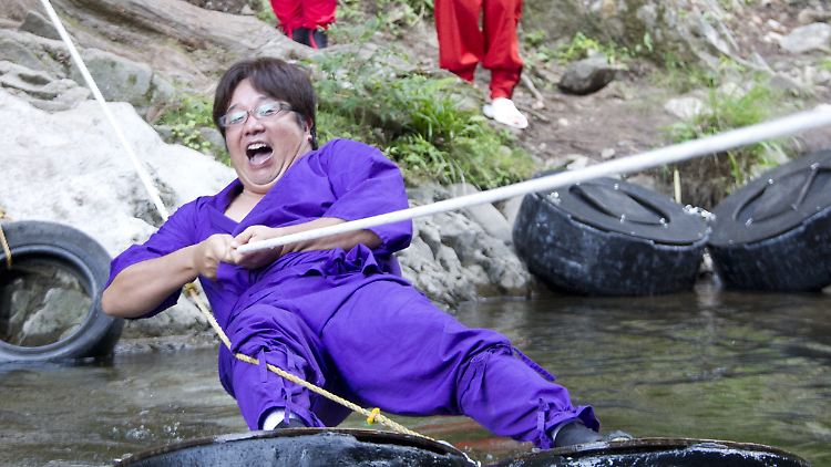 In Japan wird die Tradition der Ninja gepflegt. Unter anderem sind Ninja-Trainings wie hier in Nabari sehr beliebt.