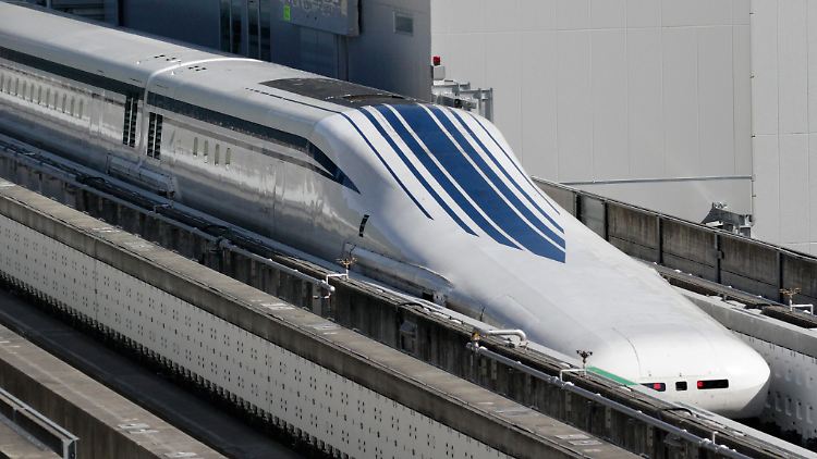 Maglev-Hochgeschwindigkeitszug.