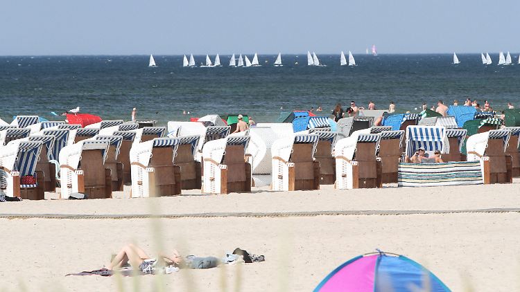 Übervolle Strände muss an der Ostsee anscheinend niemand fürchten.