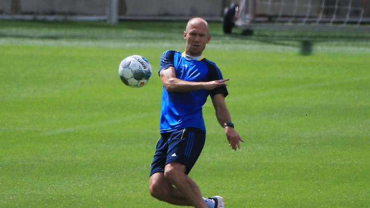 Topfit und motiviert: Arjen Robben.