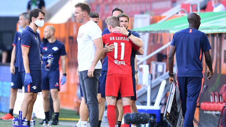 Ein letztes Mal lief Werner für Leipzig auf - und ging als Rekordmann vom Platz.