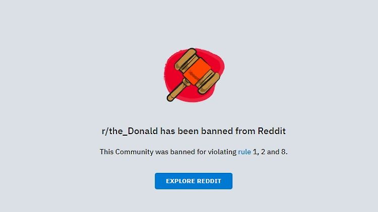 Gleich gegen mehrere Reddit-Regeln hat "The_Donald" verstoßen.