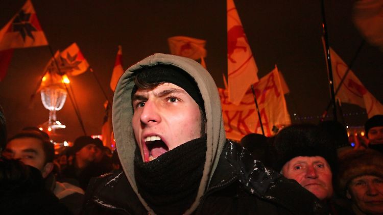 Wut über den Wahlausgang in Minsk.