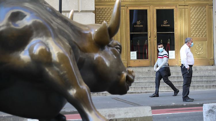 Trotz Corona-Krise macht sich Hoffnung an der Wall Street breit.