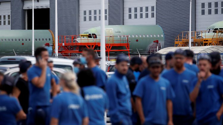 5100 Stellen will Airbus alleine in Deutschland zusammenstreichen.