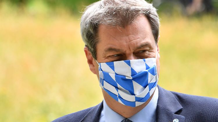 Markus Söder hat derzeit deutlich bessere Umfragewerte als die potenziellen CDU-Vorsitzenden.