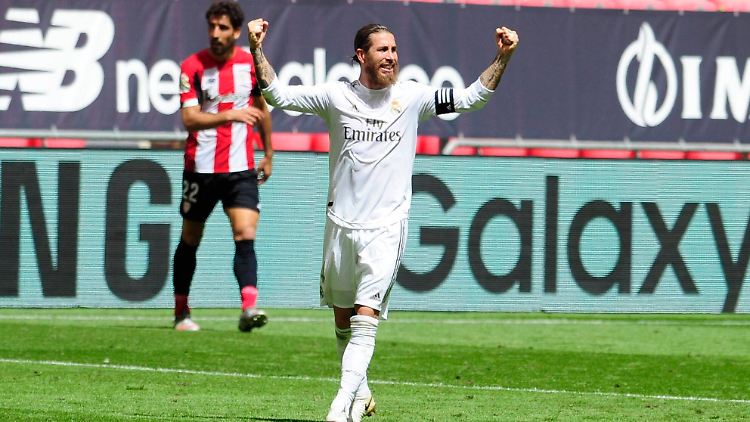 Elfmeter verwandelt: Ramos jubelt über seinen Treffer.