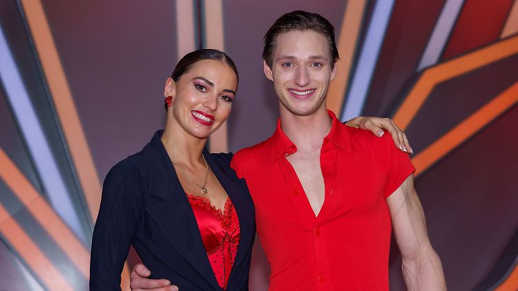 Renata Lusin und Moritz Hans freundeten sich bei "Let's Dance" an, wo sie gemeinsam tanzten.