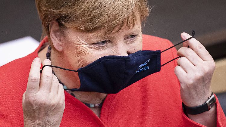 Bundeskanzlerin Merkel geht mit gutem Beispiel voran.