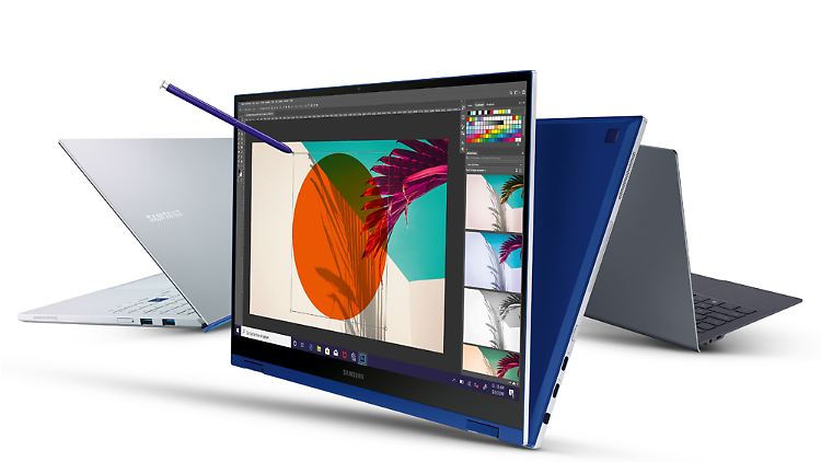 Das Samsung Galaxy Book Flex und das Galaxy Book Ion haben prächtige QLED-Displays.