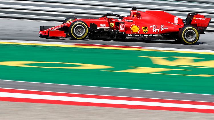 Vettel fuhr am Wochenende nur hinterher.