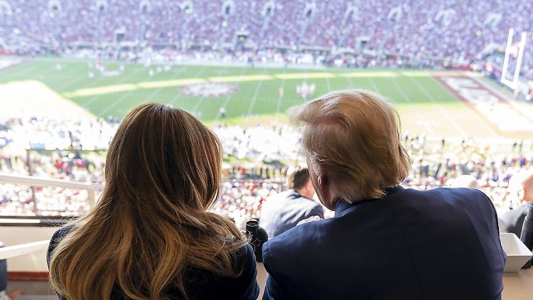 US-Präsident Donald Trump genießt seinen Sport gerne frei von Protesten.