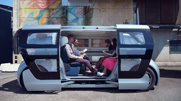 Das Selbstfahr-Shuttle Pons will Saab-Nachfolger NEVS im Rahmen eines Pilotprojekts in Stockholm einsetzen.