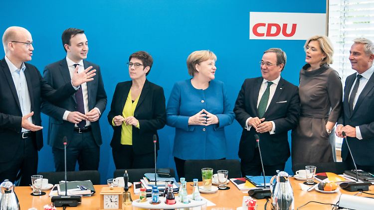Die CDU-Spitze bei einem Treffen im November 2019.